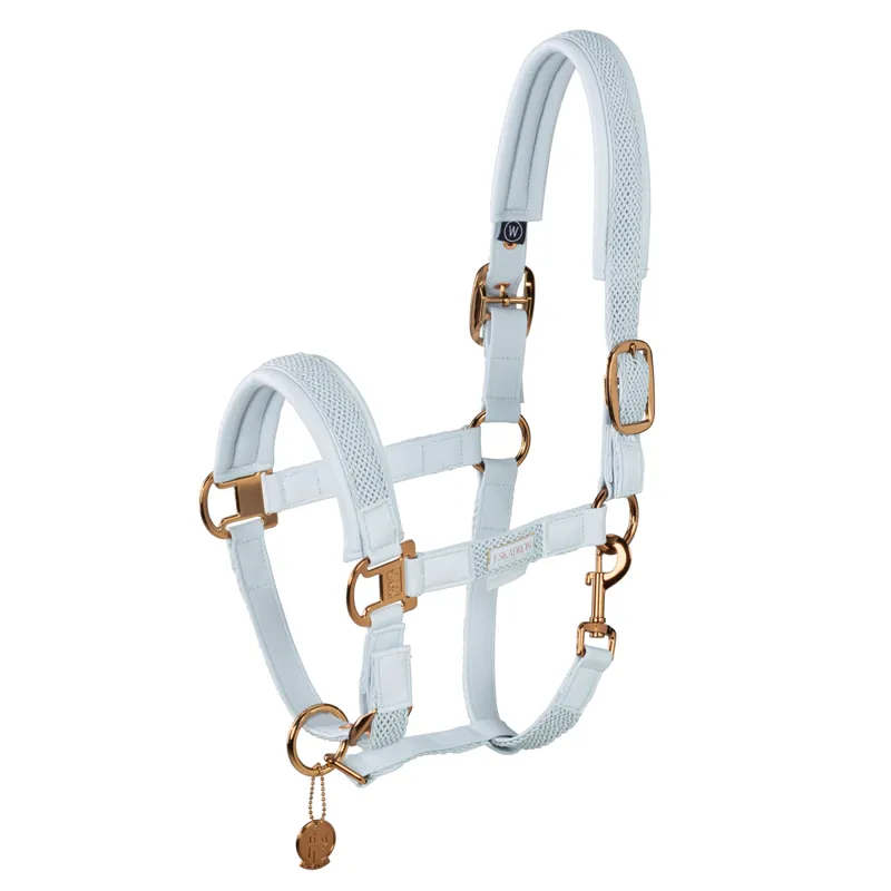 Eskadron Double Pin Plait Headcollar Platinum SS23 - Powder Blue 